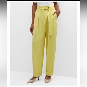 NWT Tanya Taylor Tyler pants Daffodil size 6